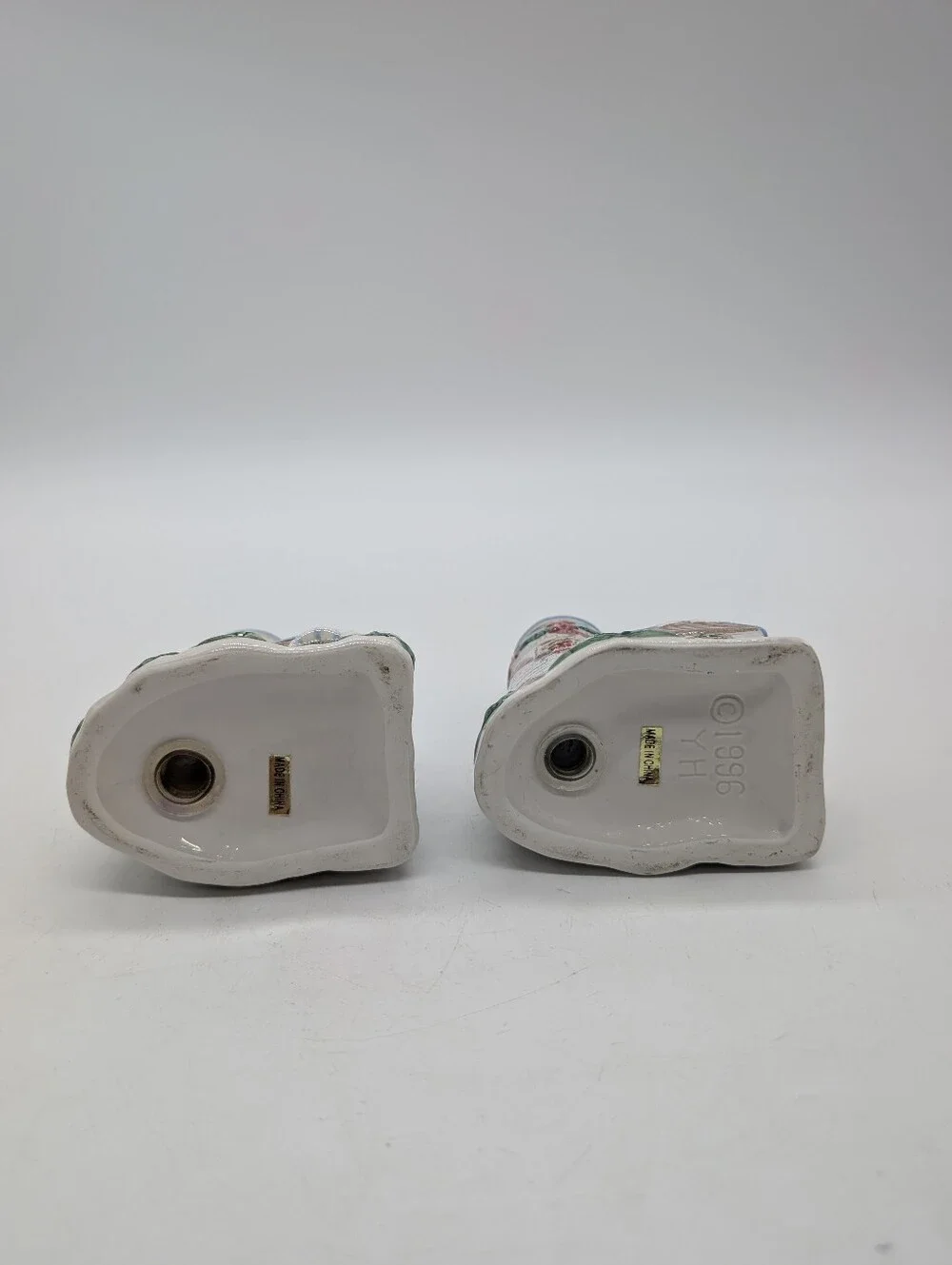 Vintage 1996 YH Christmas Lighthouse Salt & Pepper Shakers Holiday Set